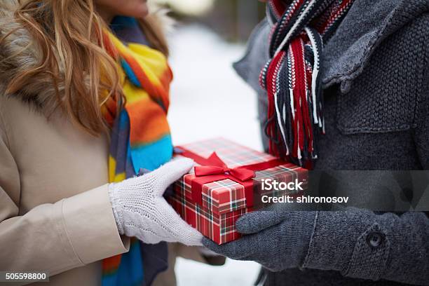 Christmas Present Stock Photo - Download Image Now - Adult, Adults Only, Box - Container