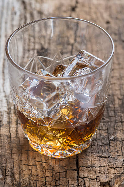 istock Crystal clear luxury glass with liquor 505599263