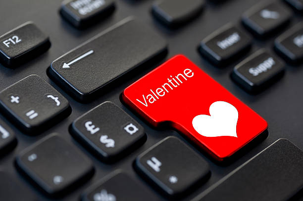 istock Word Valentine written on a computer keyboardt 505599718