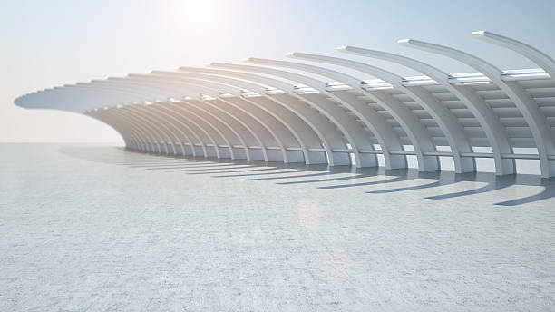 istock Modern architecture car stage background for automobiles 505601580