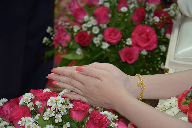 istock Thai wedding ceremony engagement ,Thai tradition 505617423