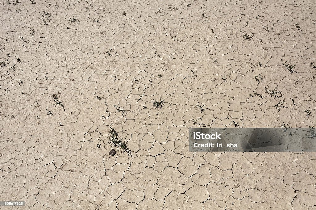 Deserto di incrinature - Foto stock royalty-free di Argilla