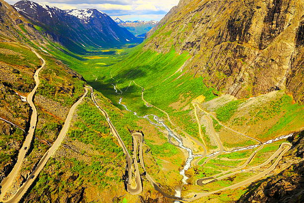 istock Trollstigen - Trolls Ladder mountain road, Norway, Scandinavia 505617687