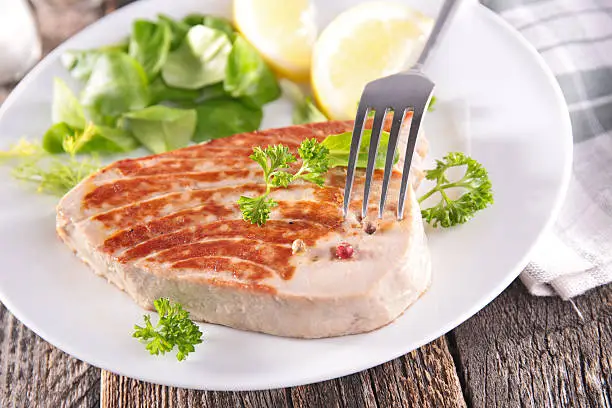 grilledfish steak