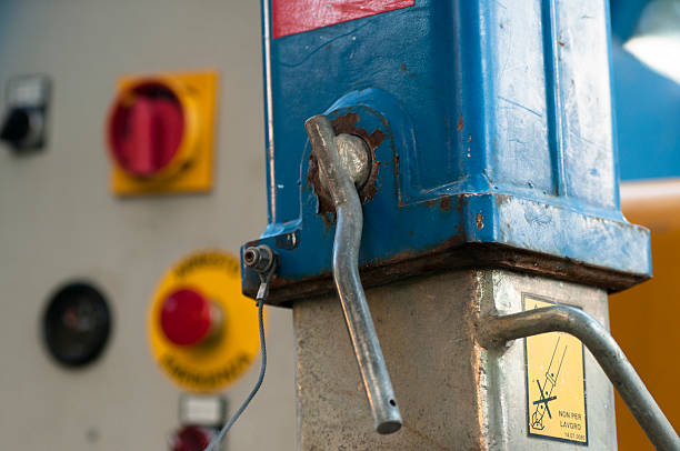 istock the background emergency controls and stopping of an elevator 505619214