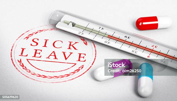 Sick Leave Stock Photo - Download Image Now - Sick Leave, Leaving, Illness