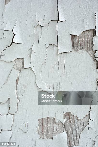 White Peeling Paint Stock Photo - Download Image Now - Abstract, Backgrounds, Broken