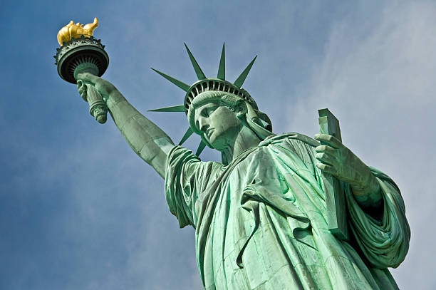 The statue of liberty, New York City, USA stock photo