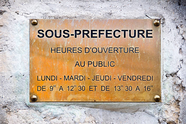 istock French sign sous prefecture 505622459