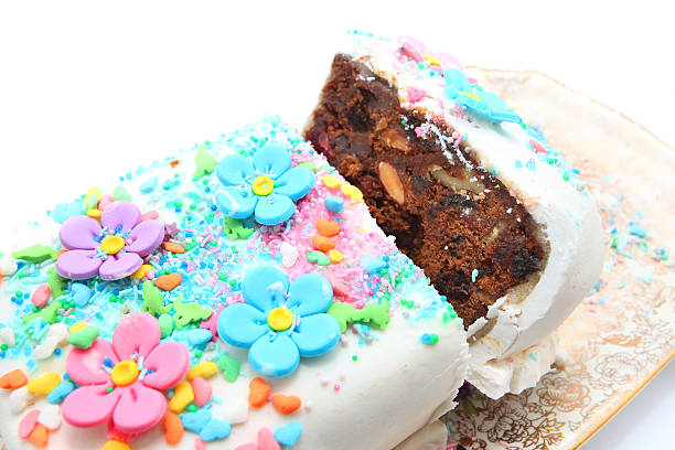 istock Traditional Christmas fruit cake 505623307