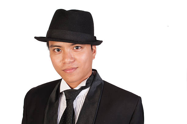 Asian Mobster stock photo