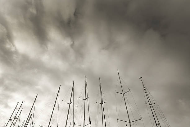 istock Masts against winter skies 505626296