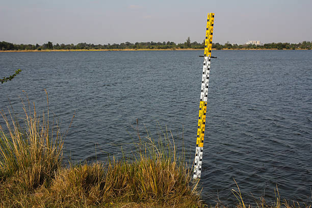 istock Pole measuring water levels in dams 505627064