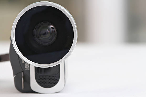 istock lens of a video camera 505628050