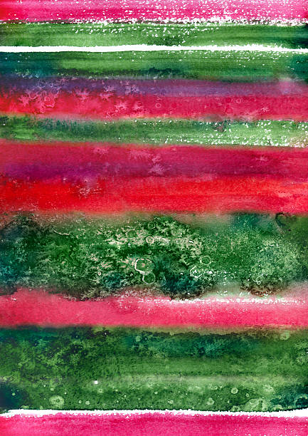 ilustrações de stock, clip art, desenhos animados e ícones de fundo de aguarela fundos - red backgrounds watercolor painting striped