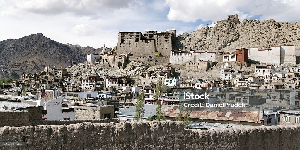 Leh Palace - Ladakh - Jammu and Kashmir - India Ancient Stock Photo