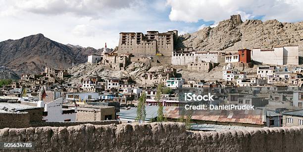 Leh Palace Ladakh Jammu And Kashmir India Stock Photo - Download Image Now - Ancient, Architecture, Asia