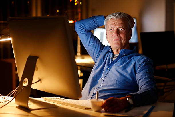 istock Satisfied businessman portrait 505638686