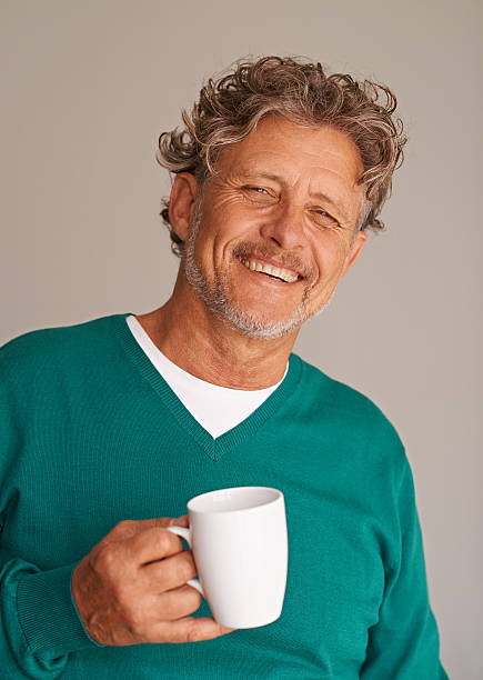 istock Nothing refreshes him more than a cup of coffee 505640071