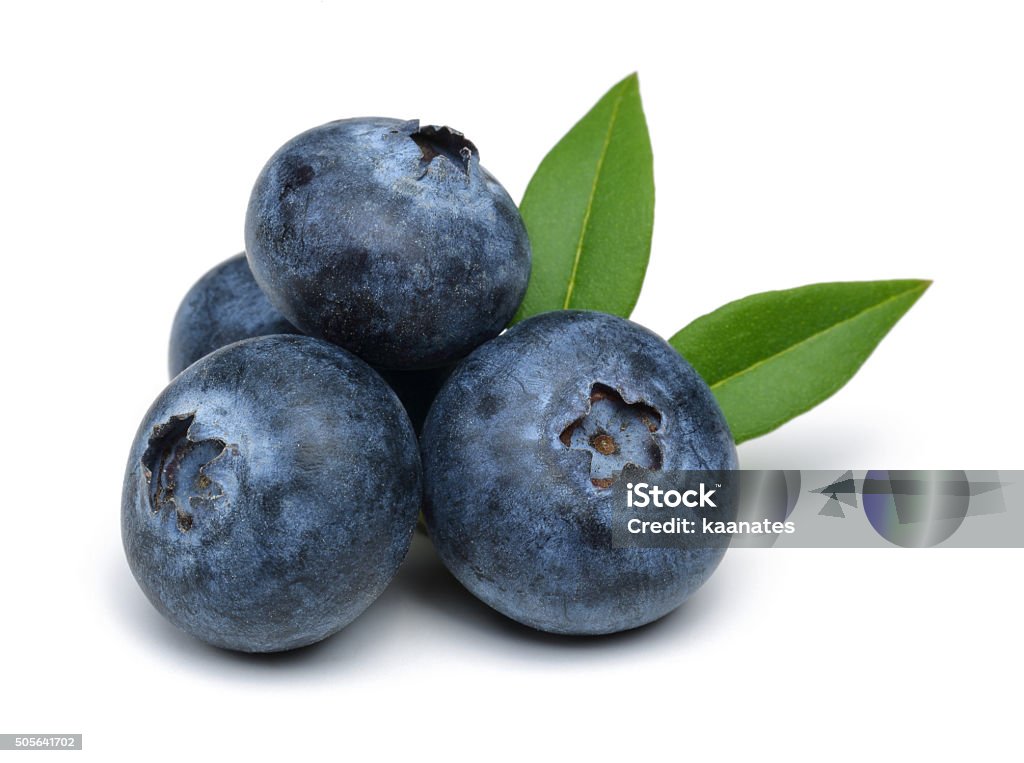 Blueberries Blueberries on white background Blueberry Stock Photo