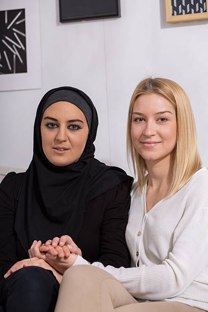 istock Muslim and caucasian 505642334