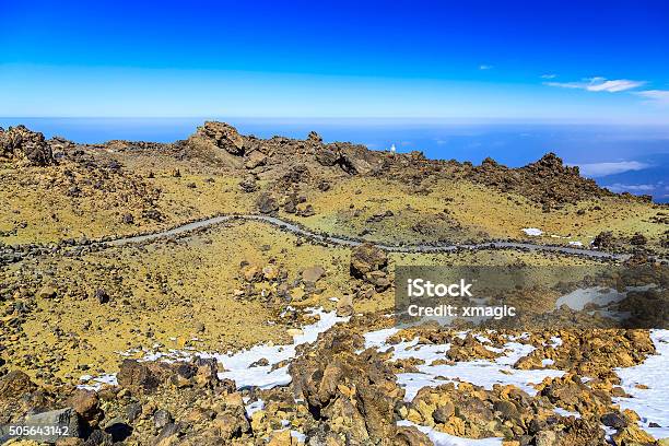 Teide National Park Landscape Stock Photo - Download Image Now - Atlantic Islands, Blue, Cloud - Sky