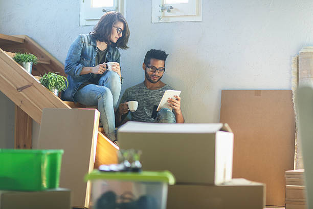 istock Couple house moving 505643800