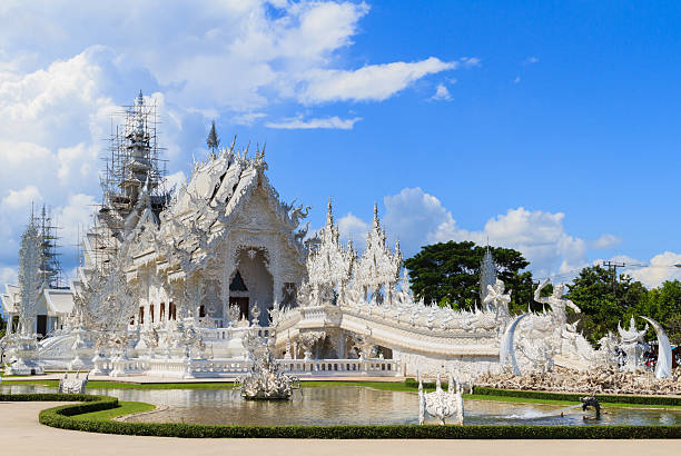 istock Wat Rong Khun on repairing situation 505646332