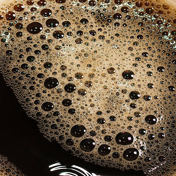 istock The surface of the hot coffee. Abstract background. macro 505646546