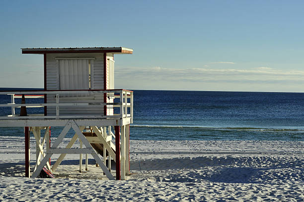 istock Lifeguard Hut on Florida Beach 505648670