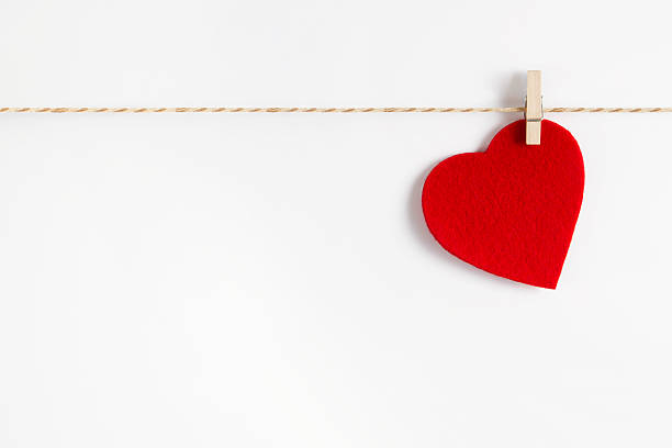 Red Fabric Heart for Valentine's Day