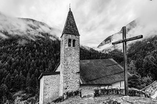 istock Little mountain church (Trentino Alto Adige) 505651801