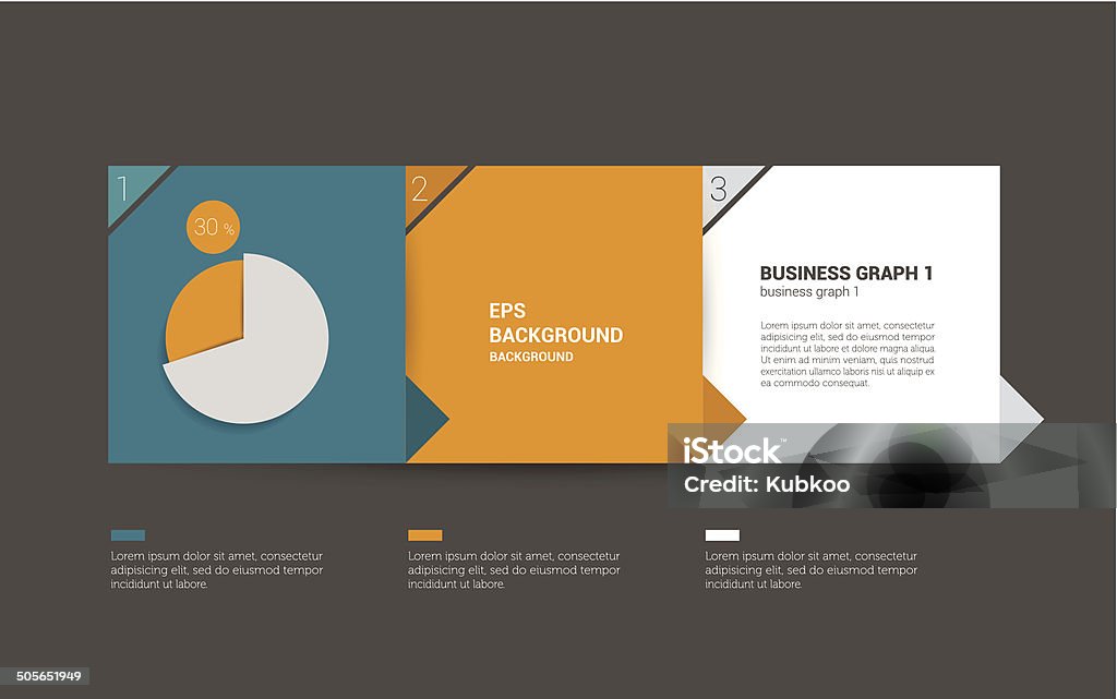 Template Tutorial Design Step Tutorial Template For Infographic Stock Illustration - Download ...