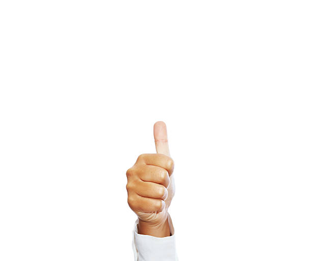 Thumb up! stock photo