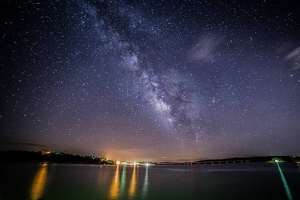 istock Milky Way over hwy62 Bridge 505657399