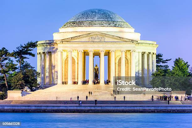 Jefferson Memorial Stock Photo - Download Image Now - Jefferson Memorial, Branch - Plant Part, Capital Cities