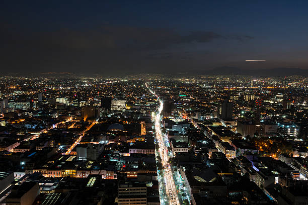 istock Mexico City skyline at night 505663930