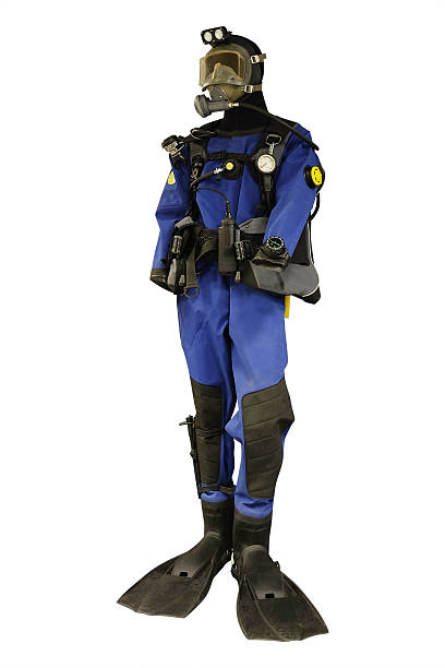 istock Mannequin is dressed in a diving suit 505665356