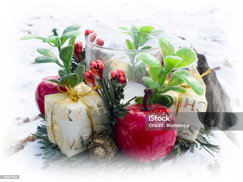 Winter decoration Snow 2016 Stock Photo