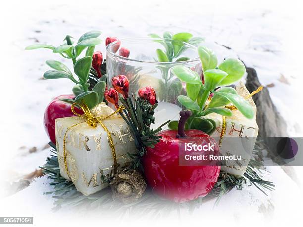 Winter Decoration Stock Photo - Download Image Now - 2016, 2017, Backgrounds