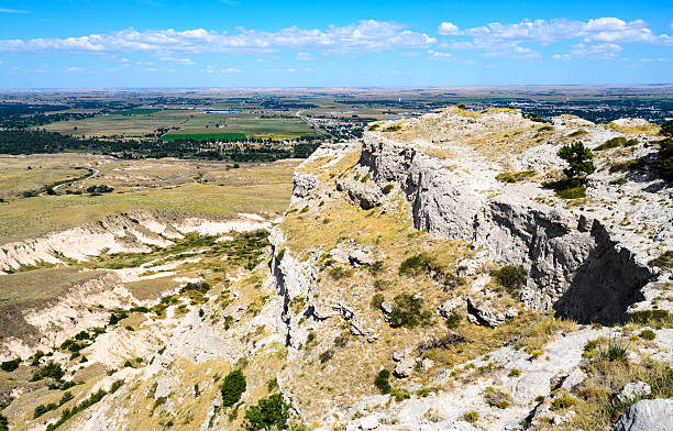 Scotts Bluff National Monument Scotts Bluff National Monument eagle rock stock pictures, royalty-free photos & images