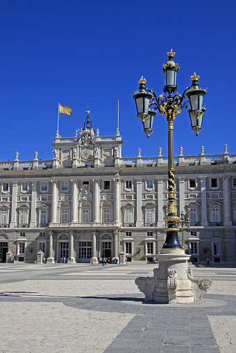 MADRID, SPAIN - AUGUST 23, 2012: Palacio Real - Royal Palace in Madrid, Spain