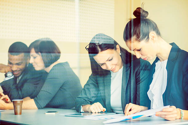 istock Business people in the seminar, education, learning 505686242