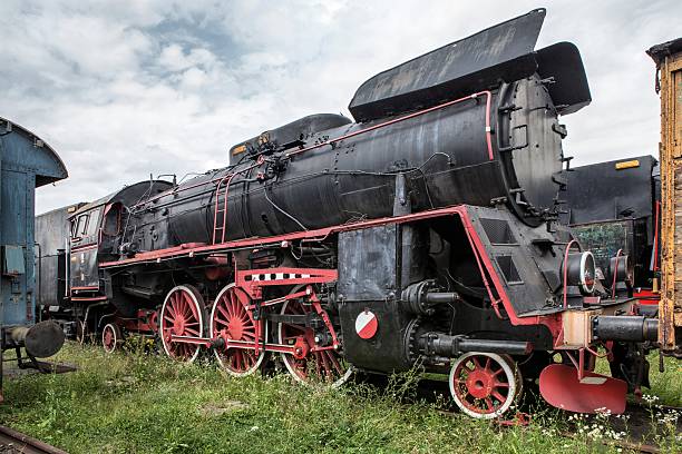 istock The old steam locomotive 505689442