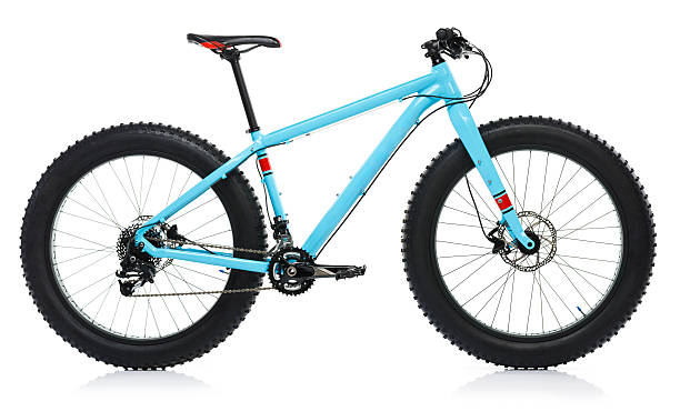 istock New blue bicycle isolated on a white 505691288