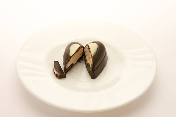 istock Chocolate candies isolated on white background. Close up. 505693760