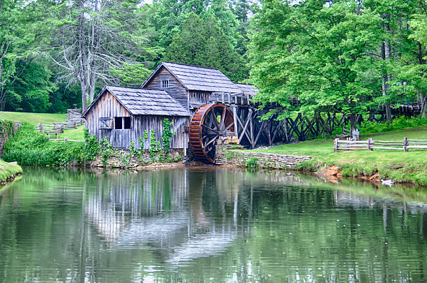 istock Historic Edwin B. Mabry Grist Mill  in rural Virginia 505698617