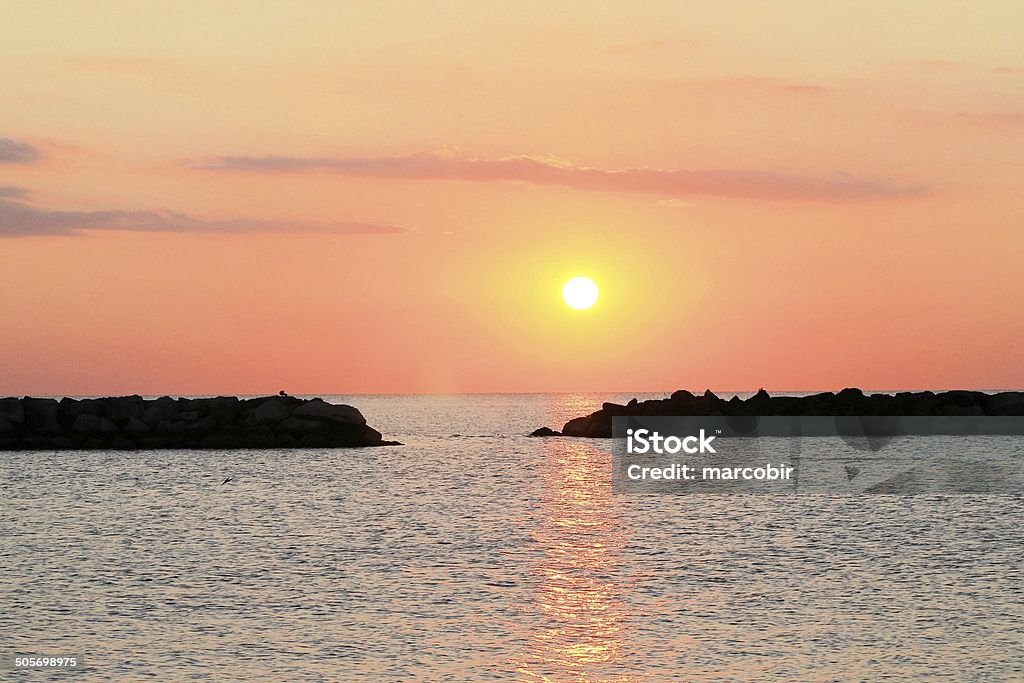 восход солнца - Стоковые фото Адриатическое море роялти-фри