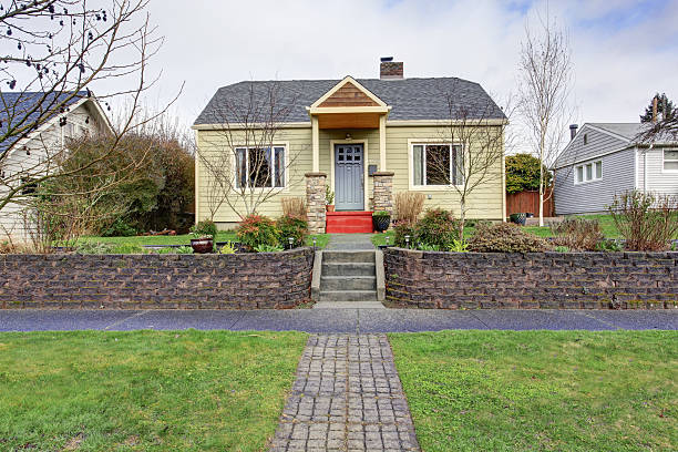 istock House exterior with landscape 505699537