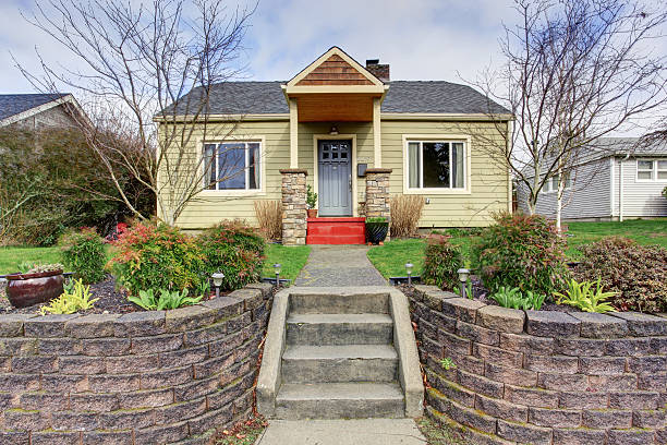 istock House exterior with landscape 505699543